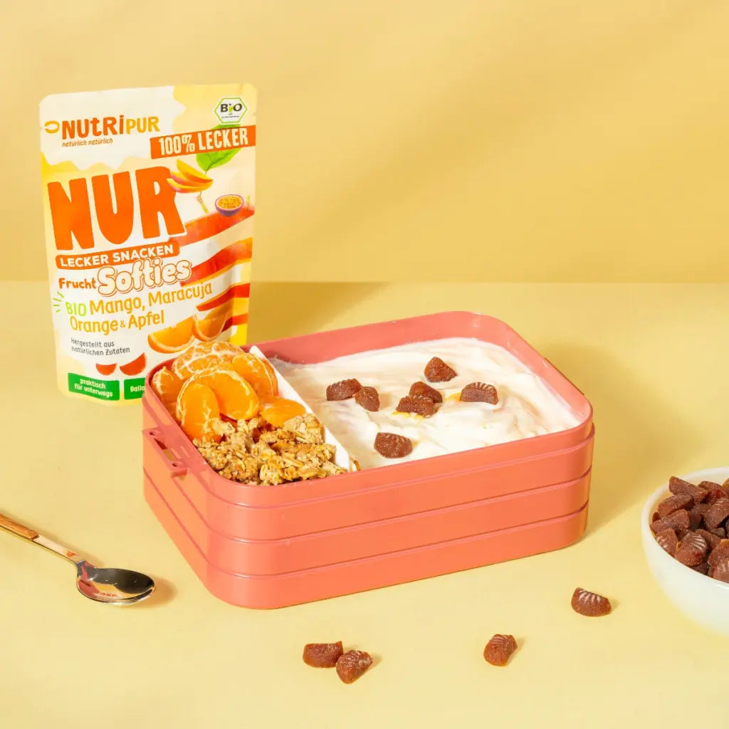 Nutripur - NUR Frucht Softies BIO Mango, Maracuja, Orange & Apfel - 35g (30 Stück)