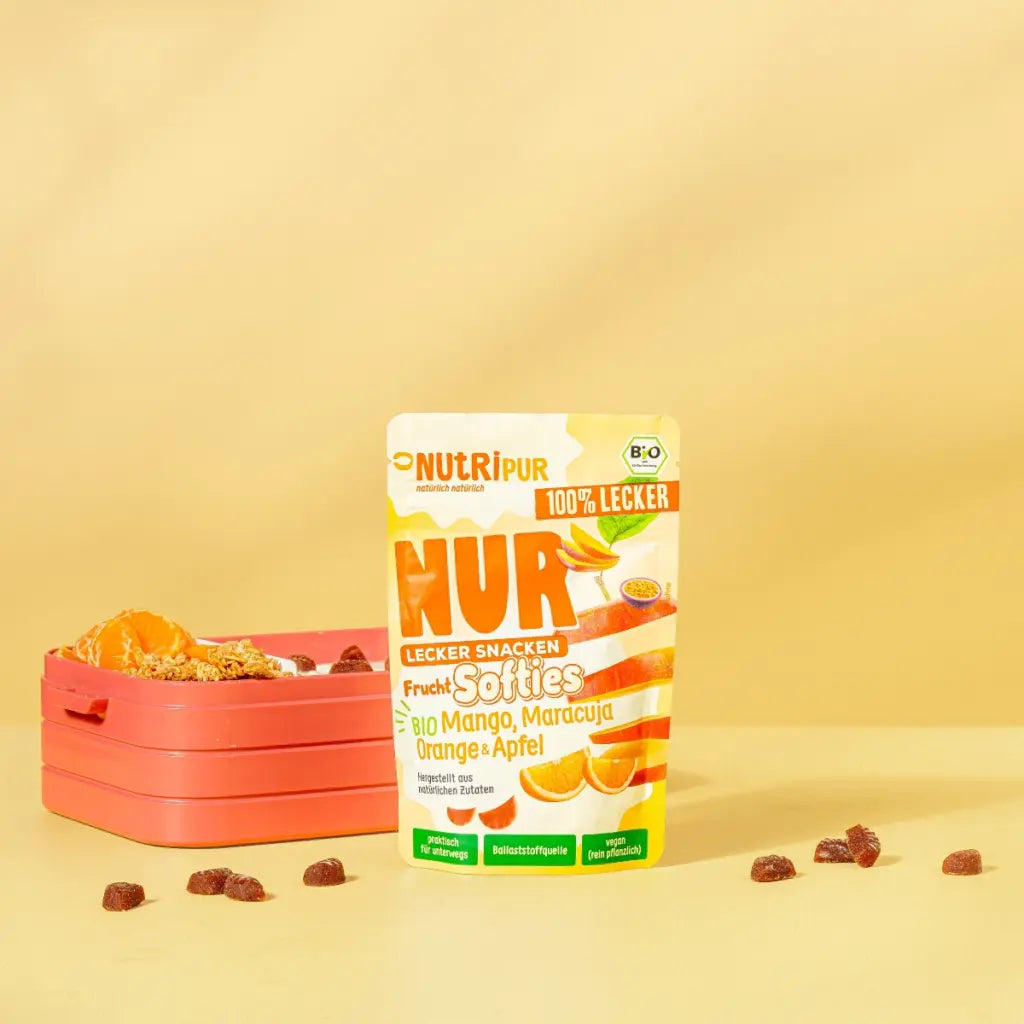 Nutripur - NUR Frucht Softies BIO Mango, Maracuja, Orange & Apfel - 35g (30 Stück)