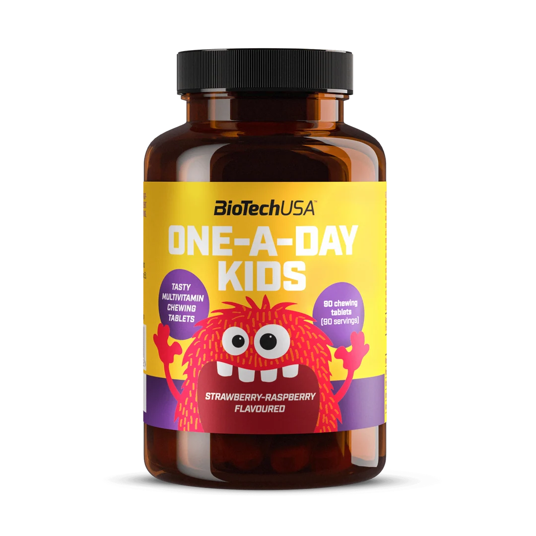 BioTechUSA One a Day Kids 90 tbl Erdbeere-raspberry