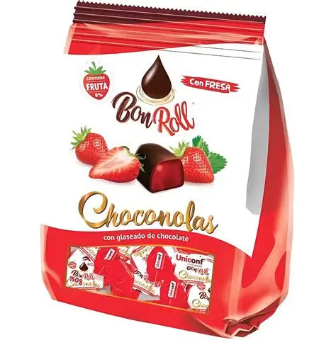 Bon Roll Chocolonas Milchschokolade 80g (Karton mit 12 Stück)