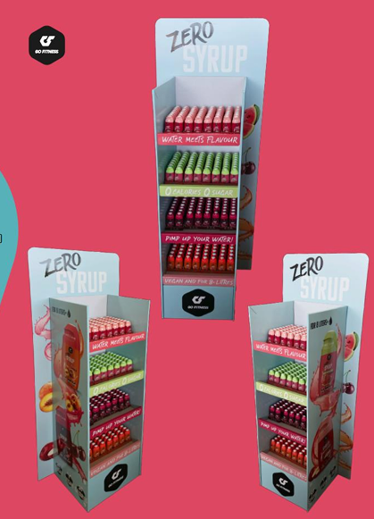 GoFitness Zero Syrup Display