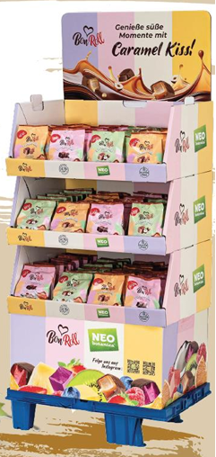 Bon Roll CARAMEL KISS Display 120 Btl., 3-fach sortiert
