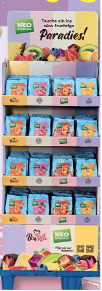 NEO BOTANICA 0% ZUCKERZUSATZ DISPLAY 176 Btl., 4-fach sortiert