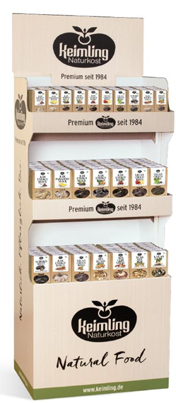 Keimling Naturkost ENERGY SNACKS Display