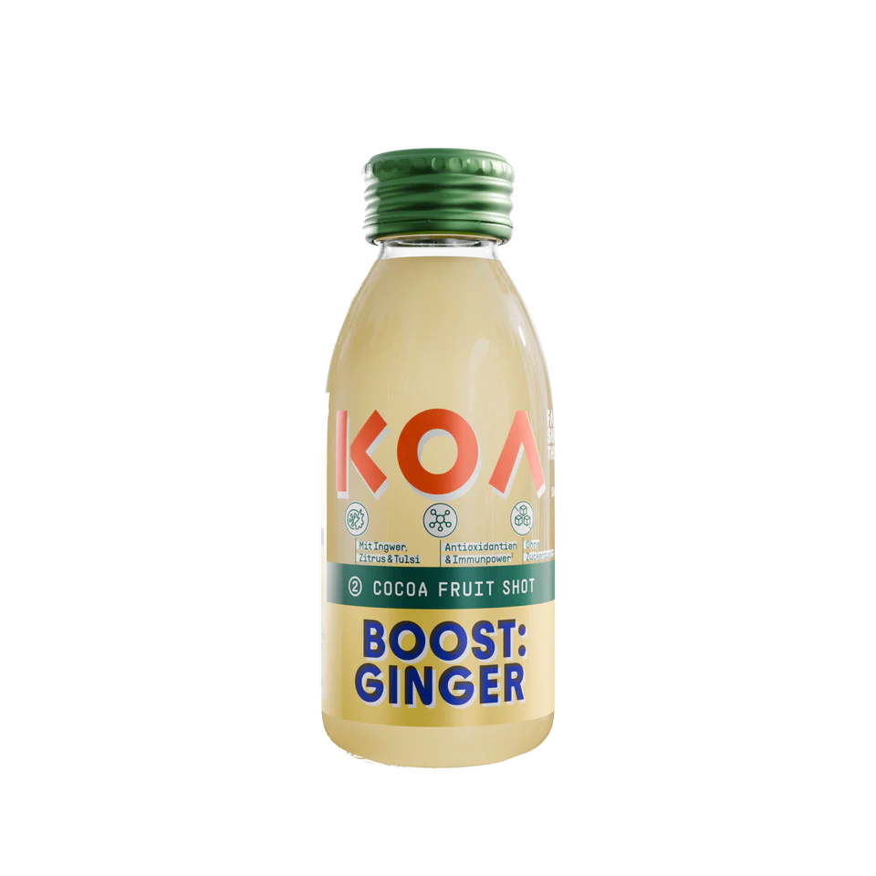 KOA Shot Boost: Ginger - 60ml (1 Tray 12 Shots)