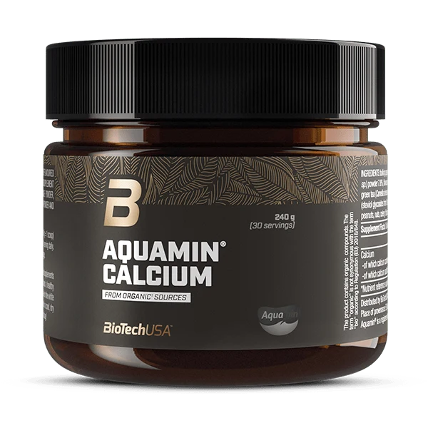 BioTechUSA Aquamin Calcium 240g Zitrone-lime