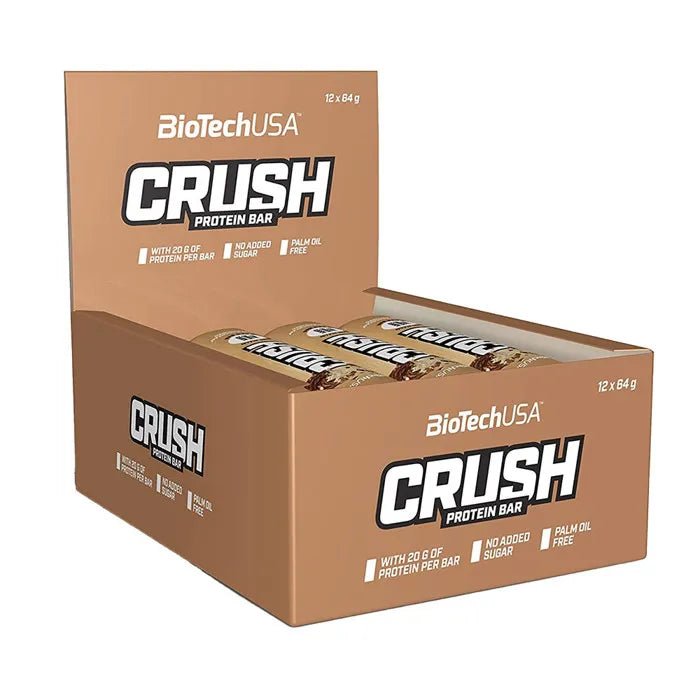 BioTechUSA Crush Bar 64g (Karton mit 12 Stück)