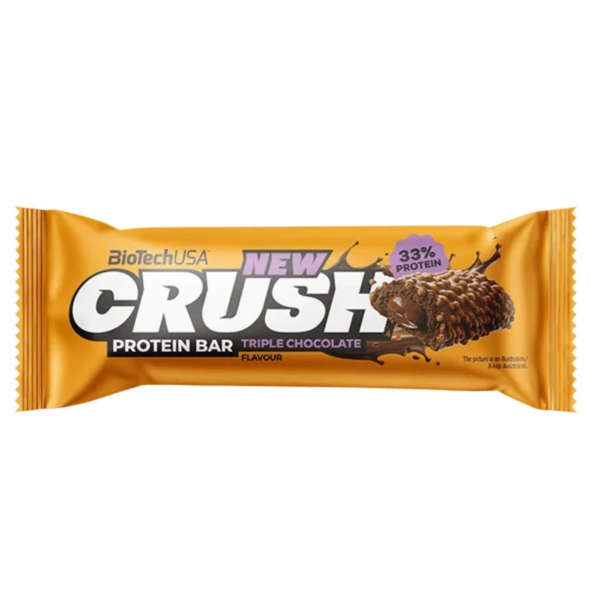 BioTechUSA Crush Protein Bar 45g (Karton mit 12 Stück)
