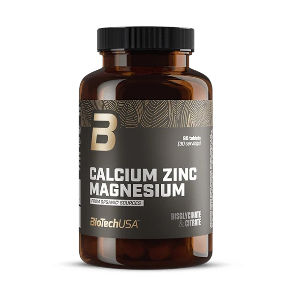 BioTechUSA Calcium Zinc Magnesium from organic sources 90 tbl