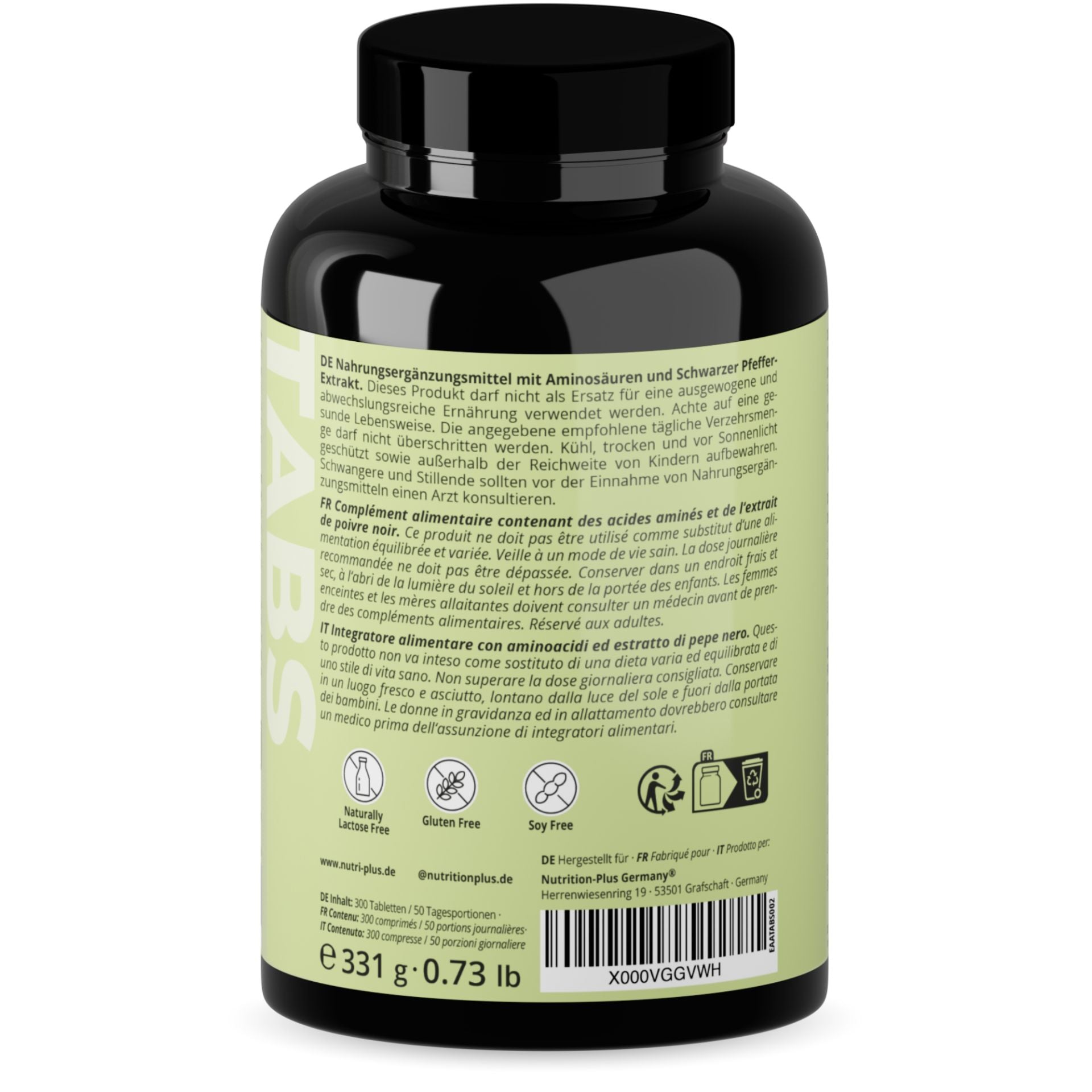 Nutri+ - EAA Tabletten - 360 Tabletten