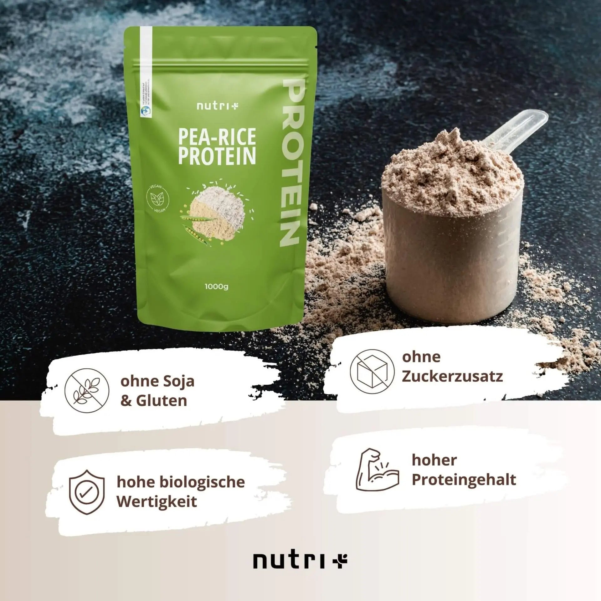 Nutri+ - Pea Rice Protein - 1000g