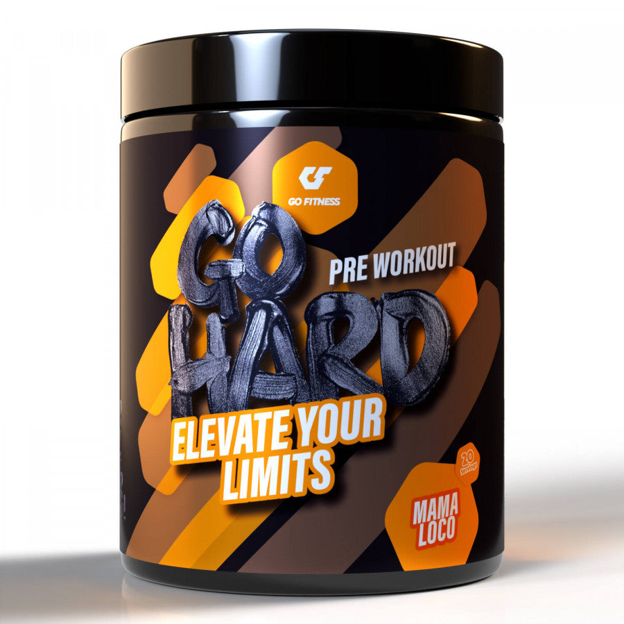 GoFitness Go Hard Booster für Energie, Fokus und maximalen Muskelpump