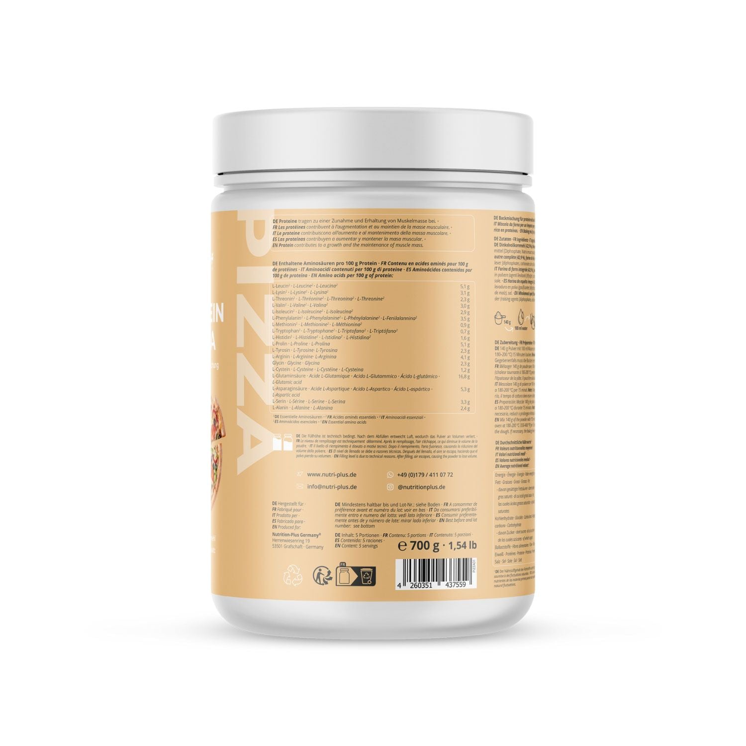 Nutri+ - Protein-Pizzateig - 700g