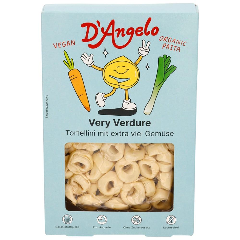 D´Angelo Tortellini/Ravioli vegan 250g (Karton mit 10 Stück)