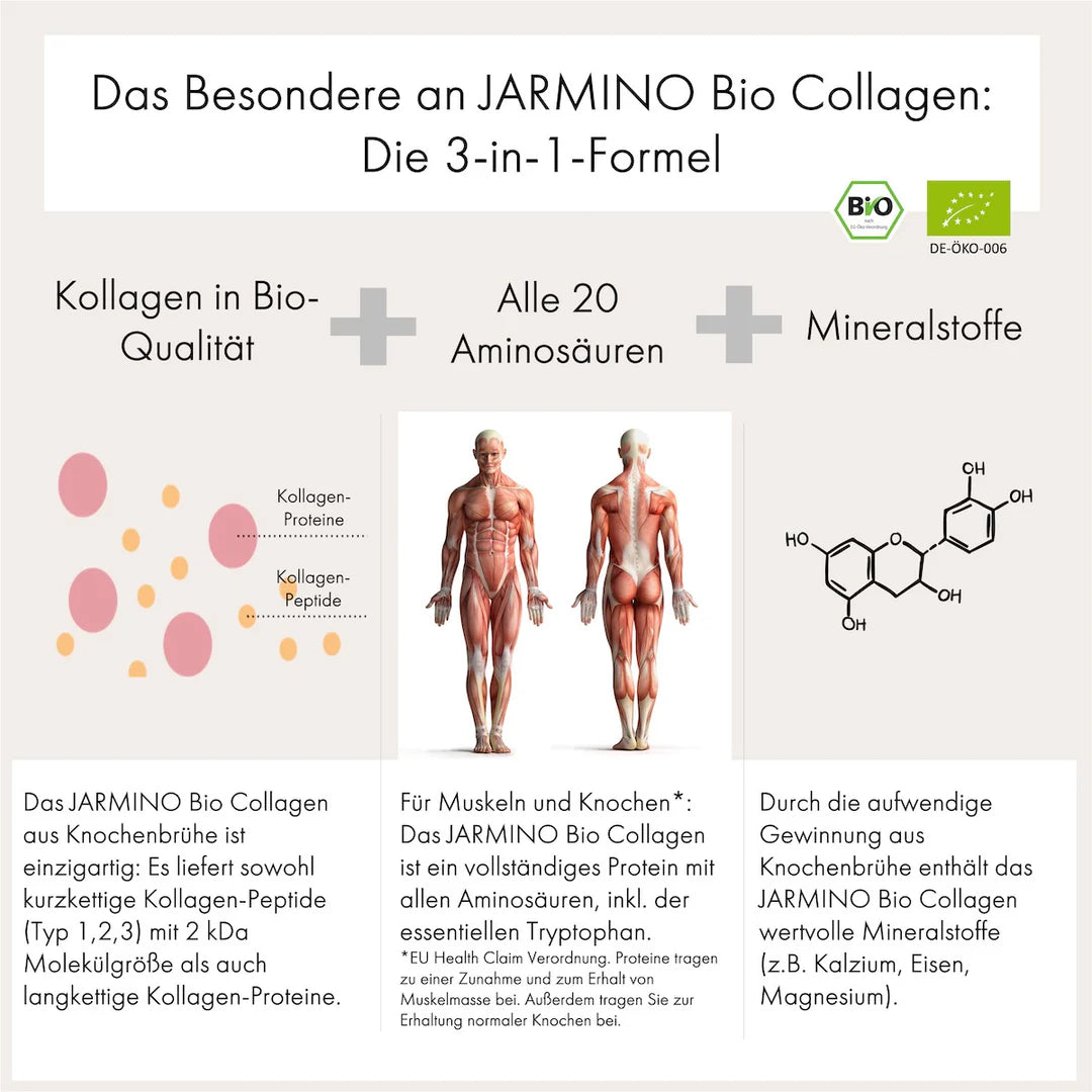 Jarmino Bio Kollagenpulver 300 g (6 Dosen)