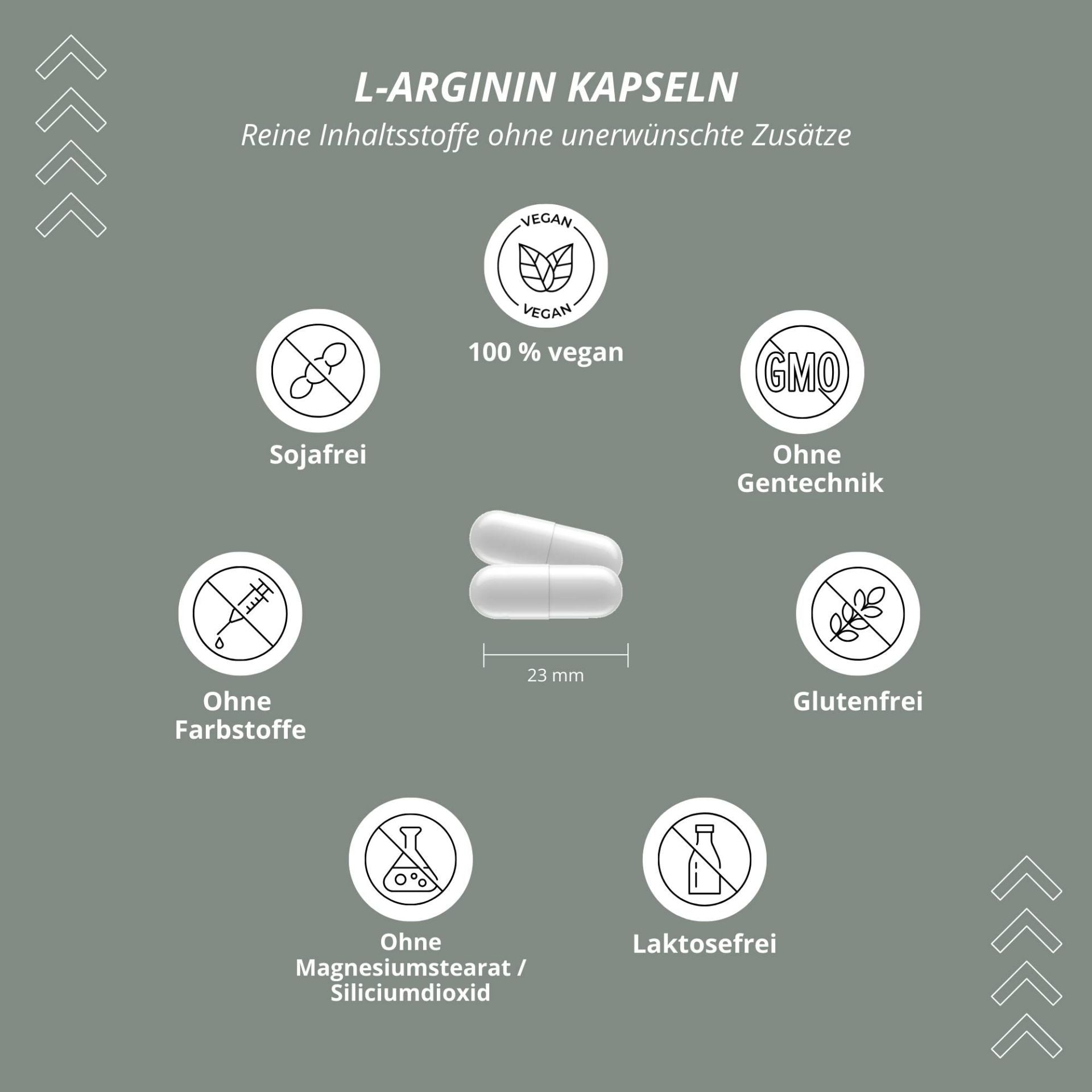 Nutri+ - L-Arginin 6000 - 360 Kapseln