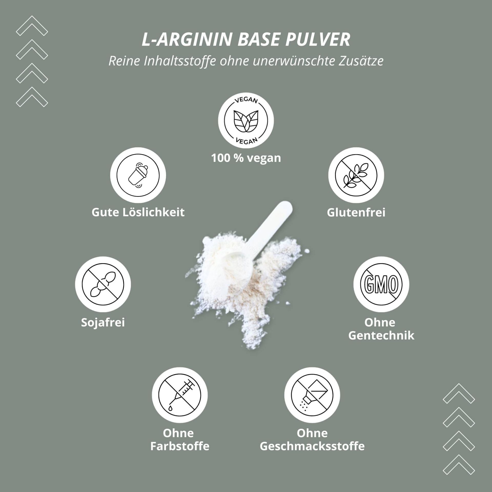Nutri+ -L-Arginin Base Pulver