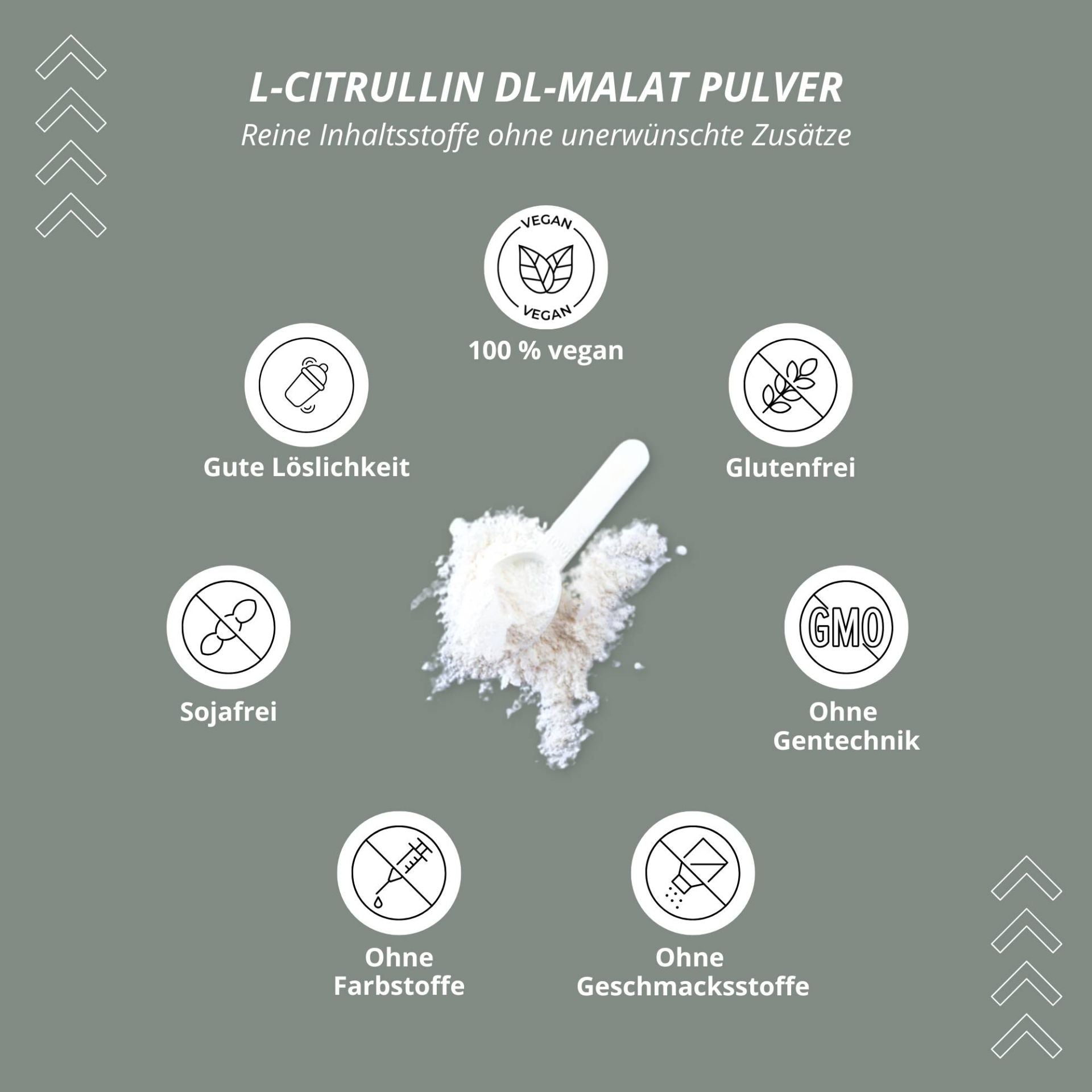 Nutri+ - L-Citrullin DL-Malat 2:1 - Pulver - 500g