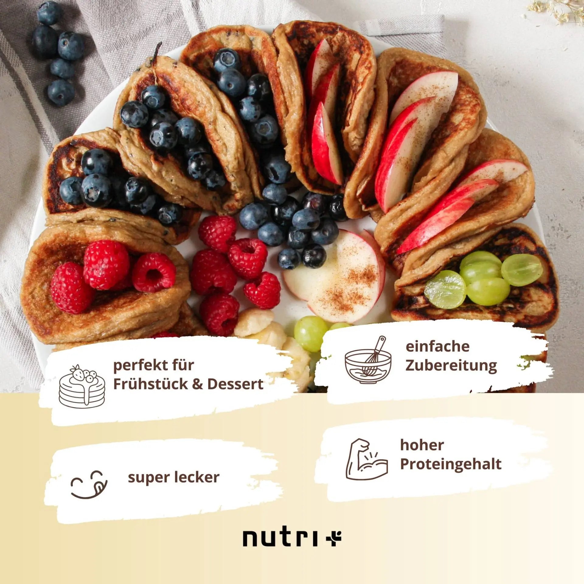 Nutri+ - Vegan Protein-Pancakes - 700 g