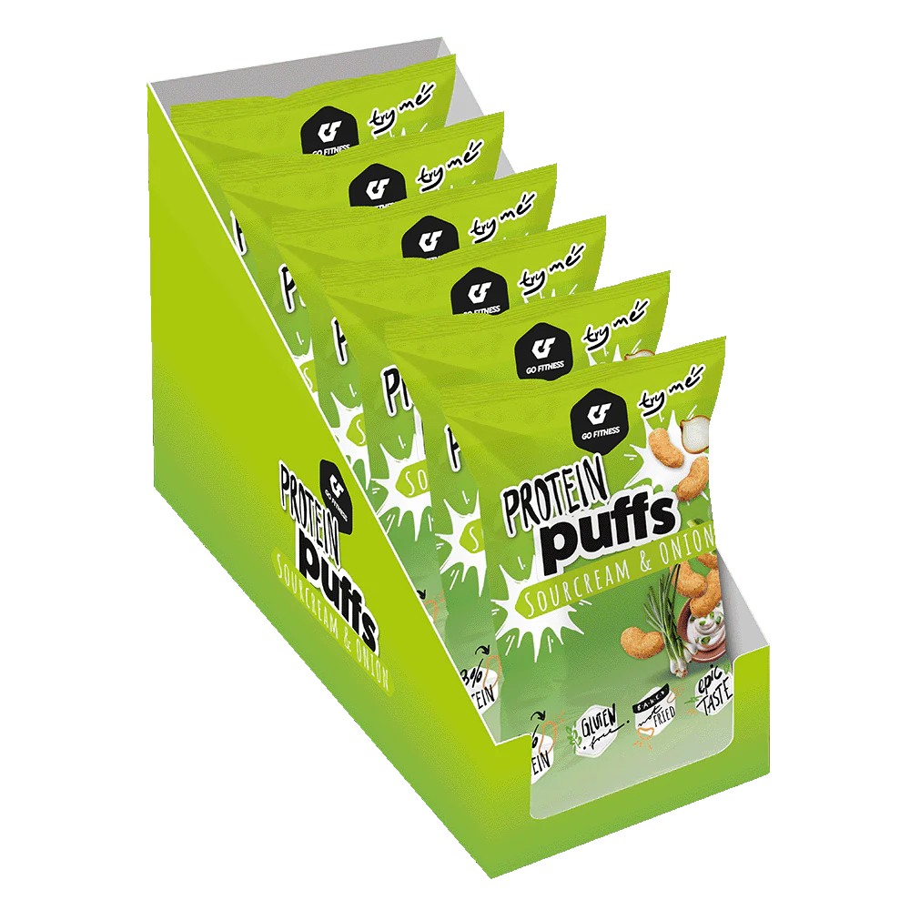 Protein Puffs Sour Cream – cremiger veganer Eiweißsnack