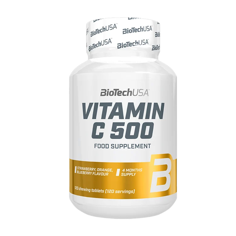 BioTechUSA Vitamin C 500 Kautabletten 120 tbl