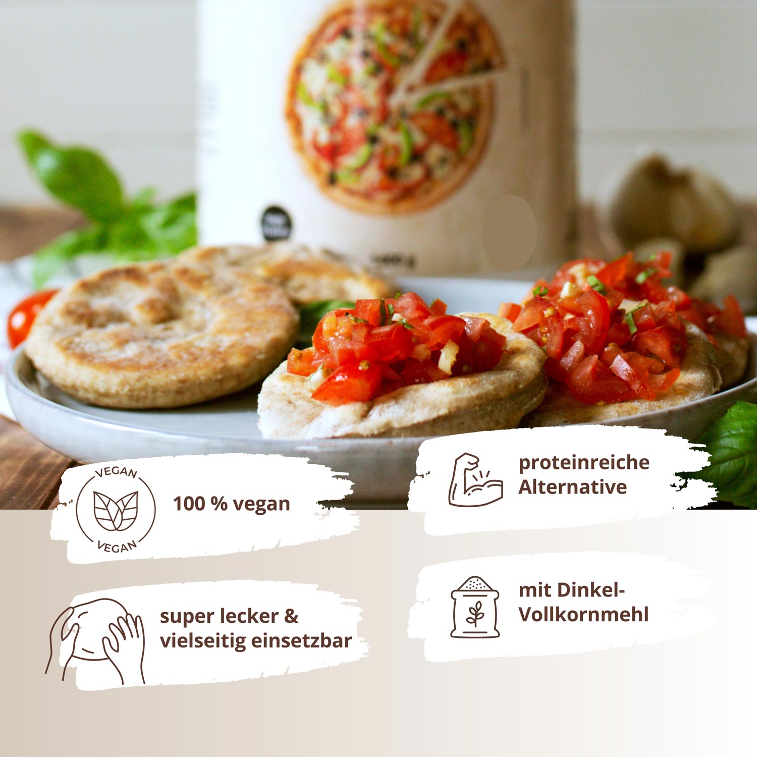 Nutri+ - Protein-Pizzateig - 700g