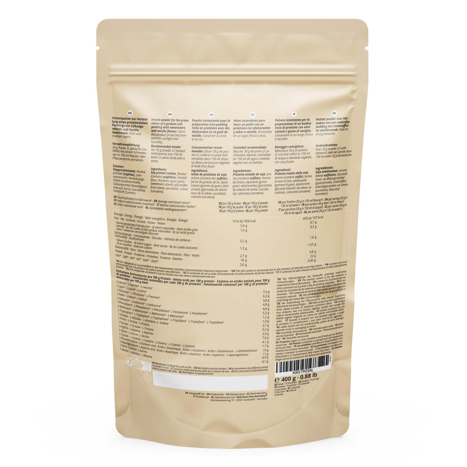 Nutri+ - Protein-Pudding - 400g