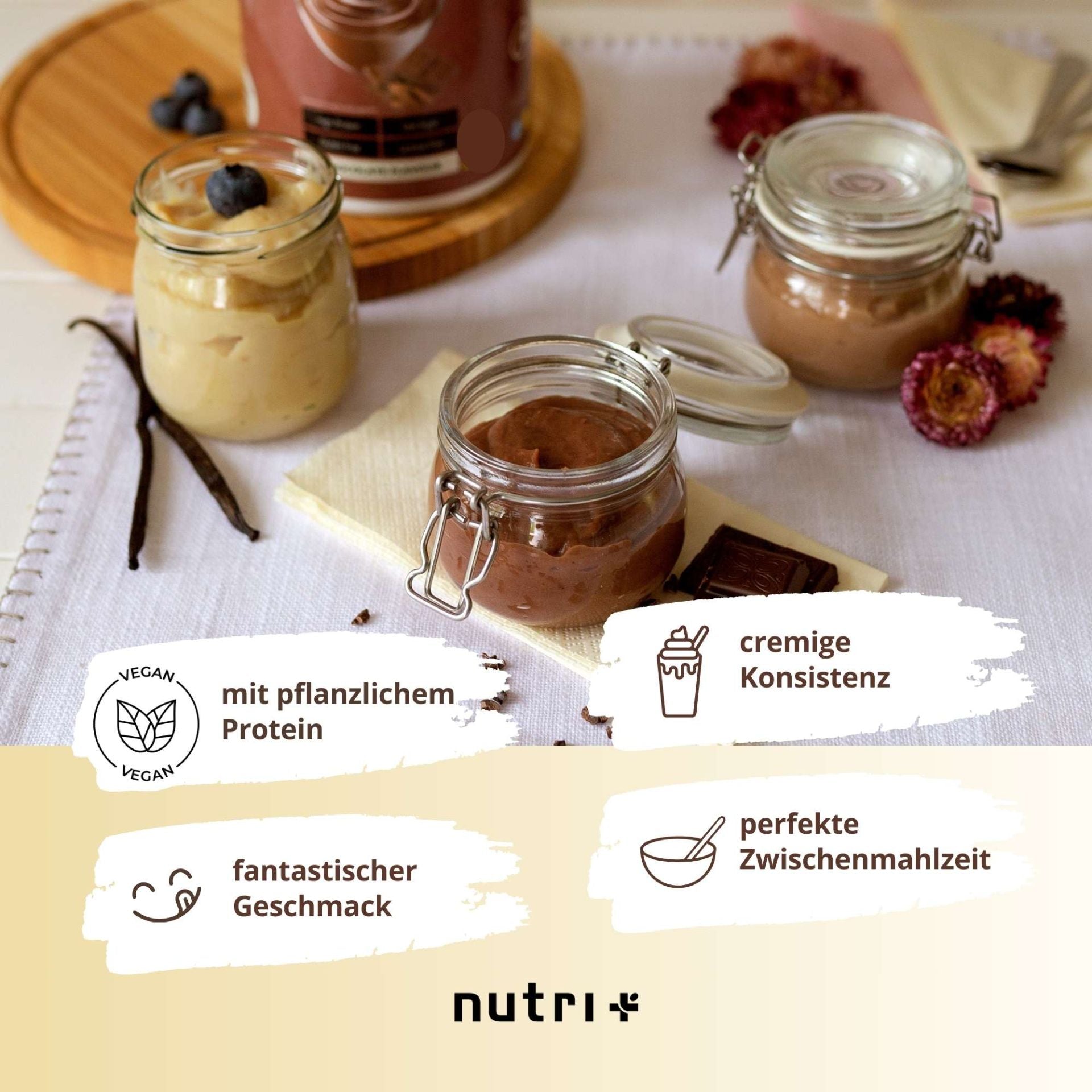 Nutri+ - Protein-Pudding - 400g
