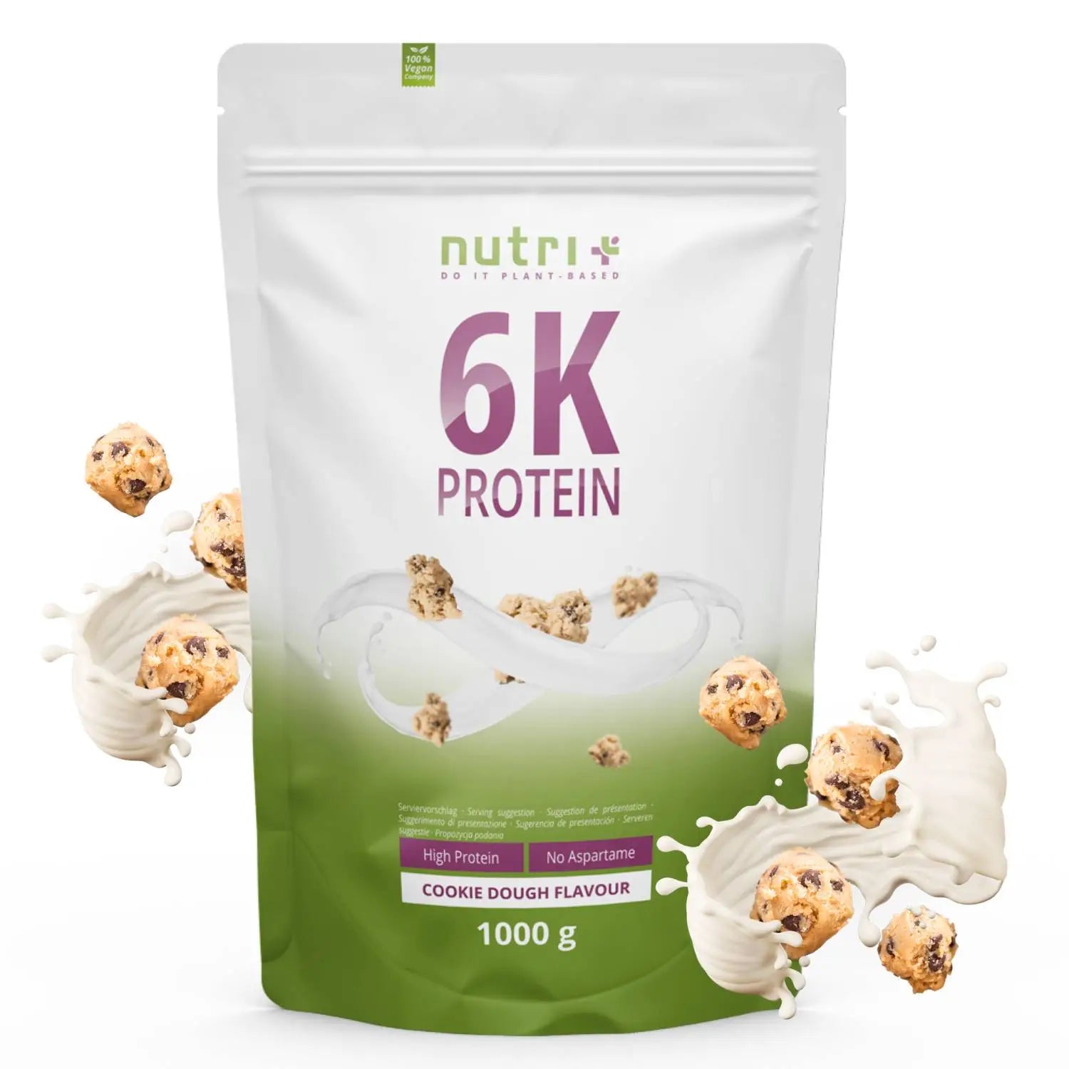 Nutri+ - Vegan 6K Proteinpulver - 1000 g