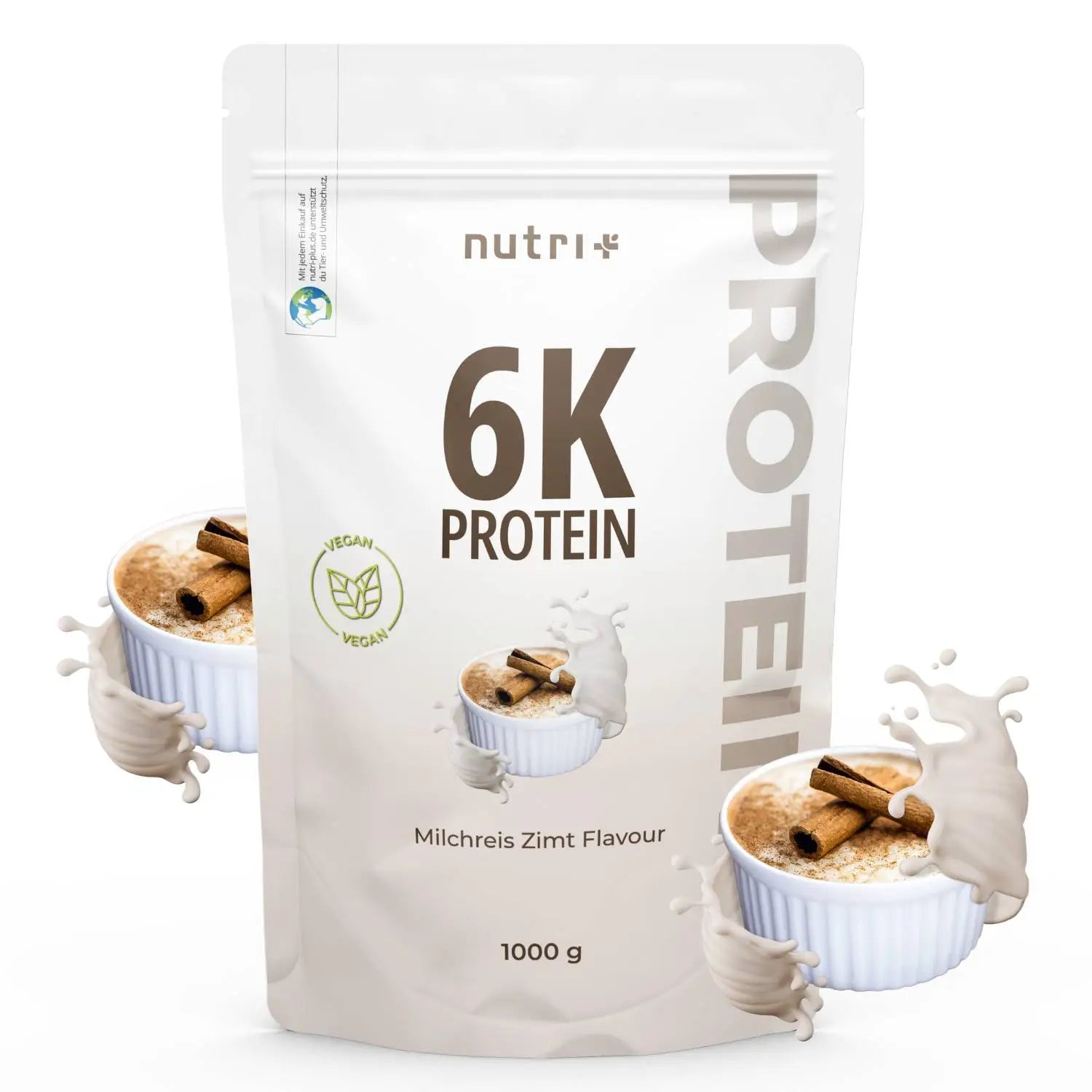 Nutri+ - Vegan 6K Proteinpulver - 1000 g