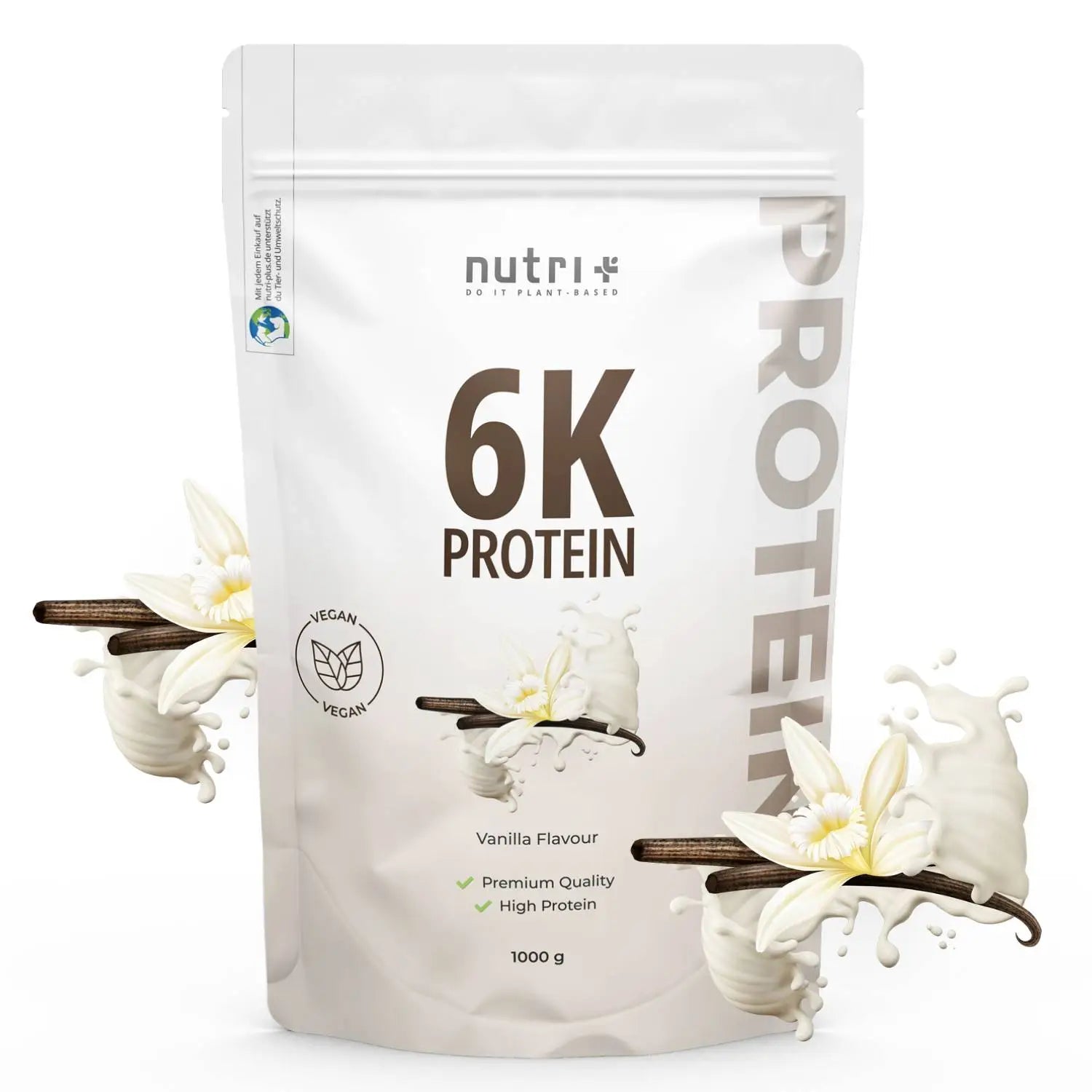 Nutri+ - Vegan 6K Proteinpulver - 1000 g