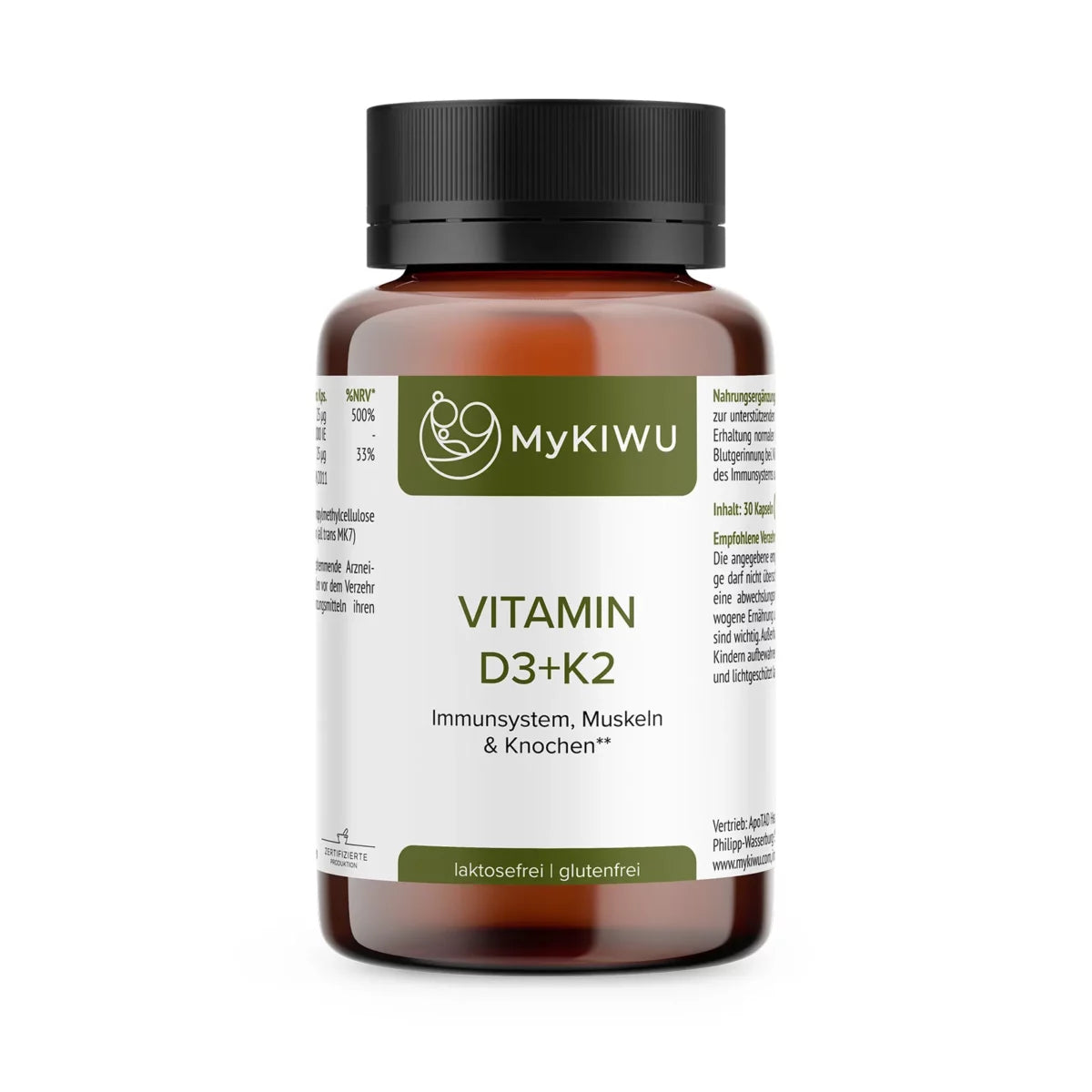 MyKIWU Vitamin D3 + K2