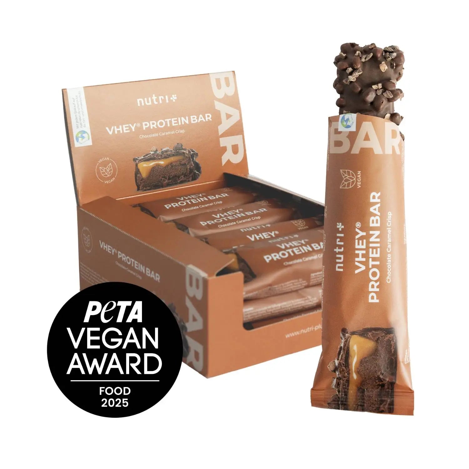 Nutri+ - Whey Protein Bar - Chocolate Caramel Crisp